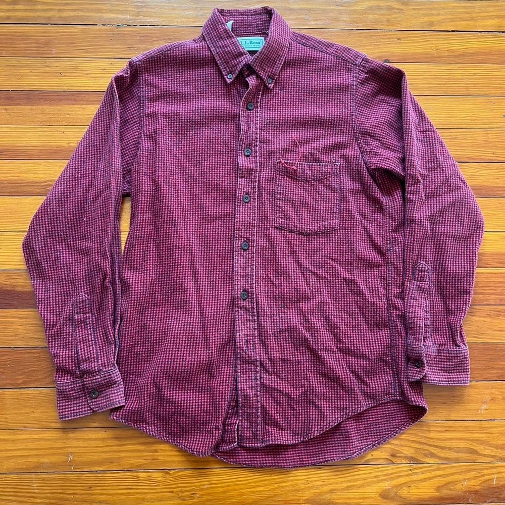 L.L.Bean Flannel Button up Shirt size S